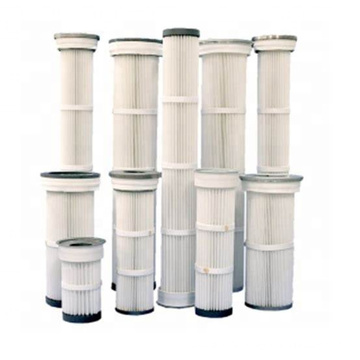 Industrial Polyester Anti-static Oval Polyester Material Dust Collector Air Filter Cartridge Dust Removal Filter Cartridge